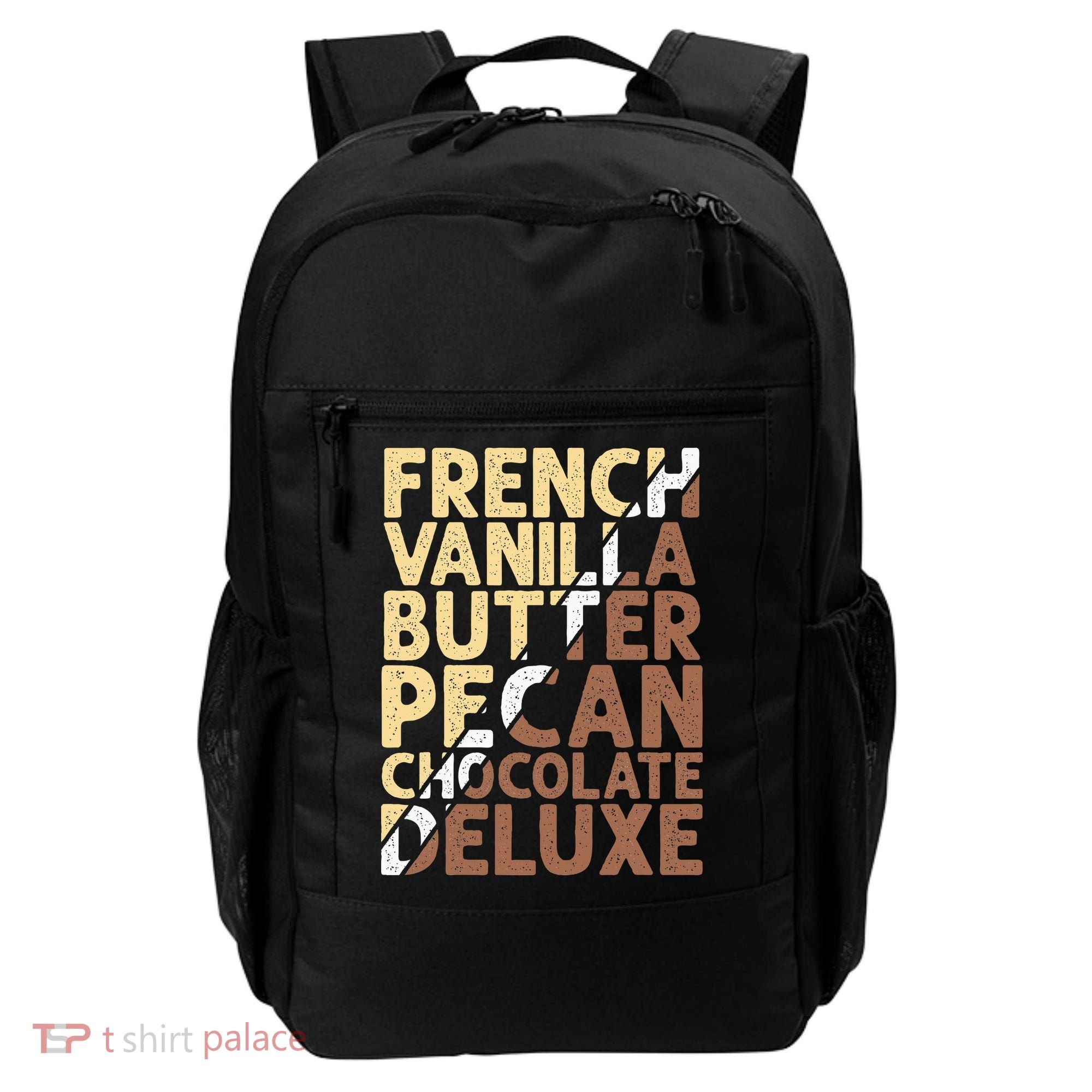 French Vanilla Butter Pecan Chocolate Deluxe Backpack