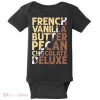 French Vanilla Butter Pecan Chocolate Deluxe Baby Bodysuit thumb 0