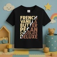 French Vanilla Butter Pecan Chocolate Deluxe Toddler T-Shirt thumb 3