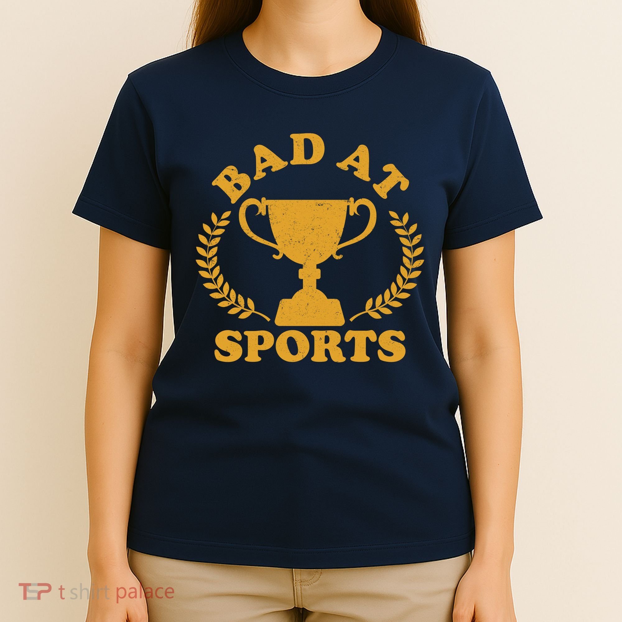 Funny Vintage Bad At Sports Trophy Award T-Shirt