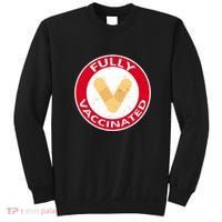 Fully Vaccinated Brandade Funny Pandemic Sweatshirt thumb 0