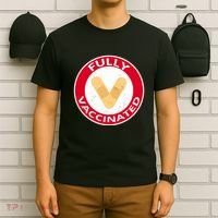 Fully Vaccinated Brandade Funny Pandemic T-Shirt thumb 6