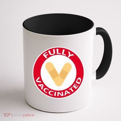Fully Vaccinated Brandade Funny Pandemic Coffee Mug back