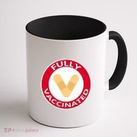 Fully Vaccinated Brandade Funny Pandemic Coffee Mug thumb 1