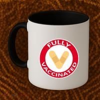 Fully Vaccinated Brandade Funny Pandemic Coffee Mug thumb 2