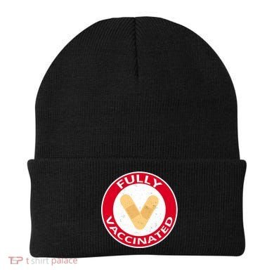 Fully Vaccinated Brandade Funny Pandemic Beanie