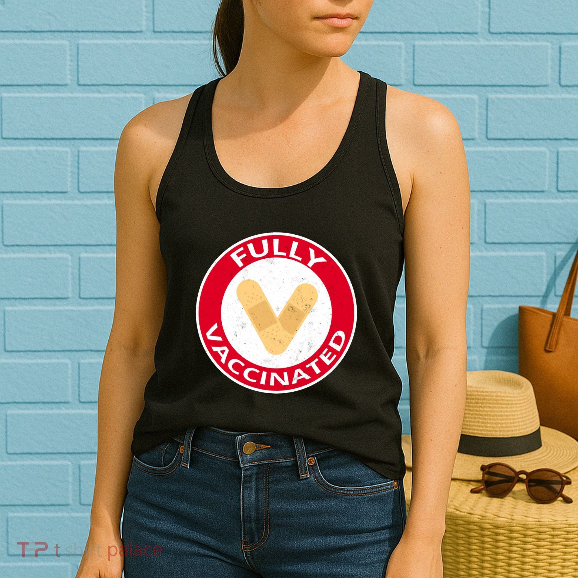 Fully Vaccinated Brandade Funny Pandemic Women's Tank Top