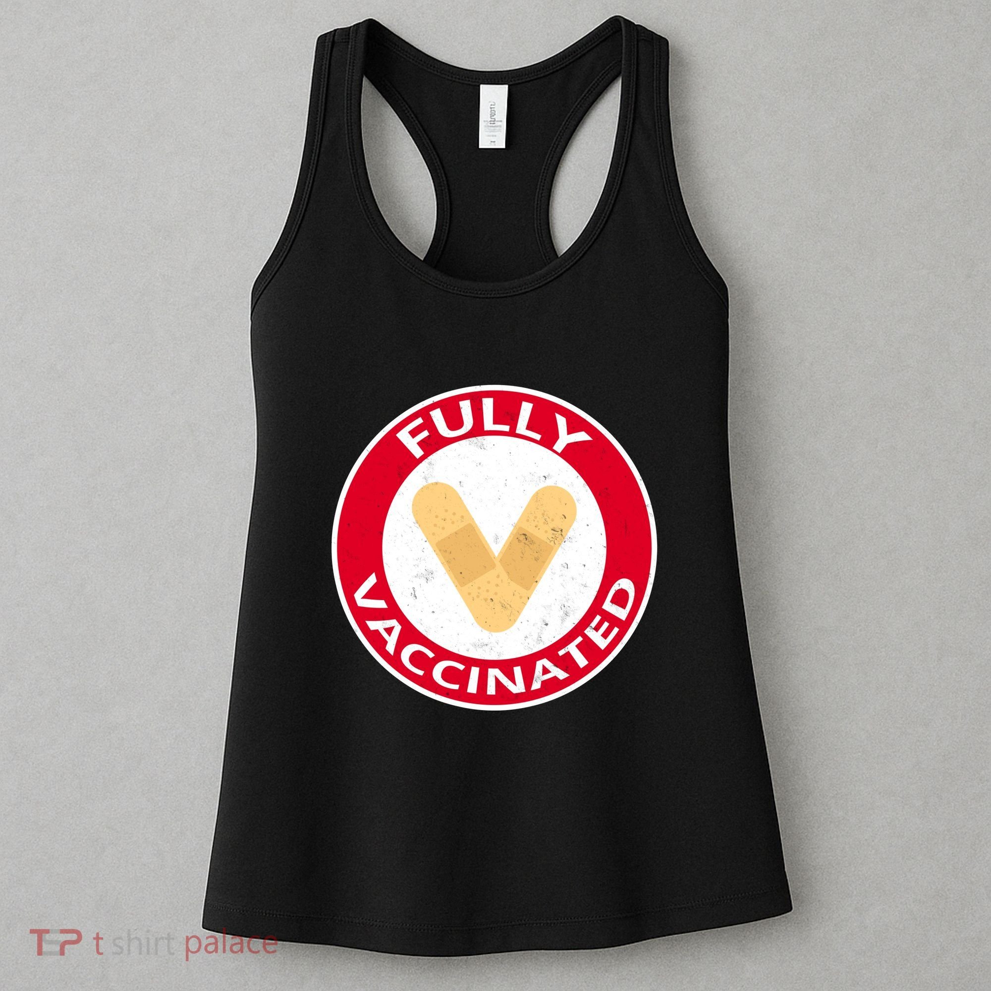 Fully Vaccinated Brandade Funny Pandemic Women's Tank Top