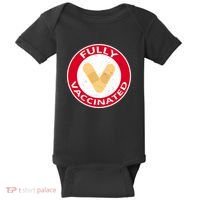Fully Vaccinated Brandade Funny Pandemic Baby Bodysuit thumb 0