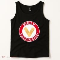 Fully Vaccinated Brandade Funny Pandemic Tank Top thumb 2