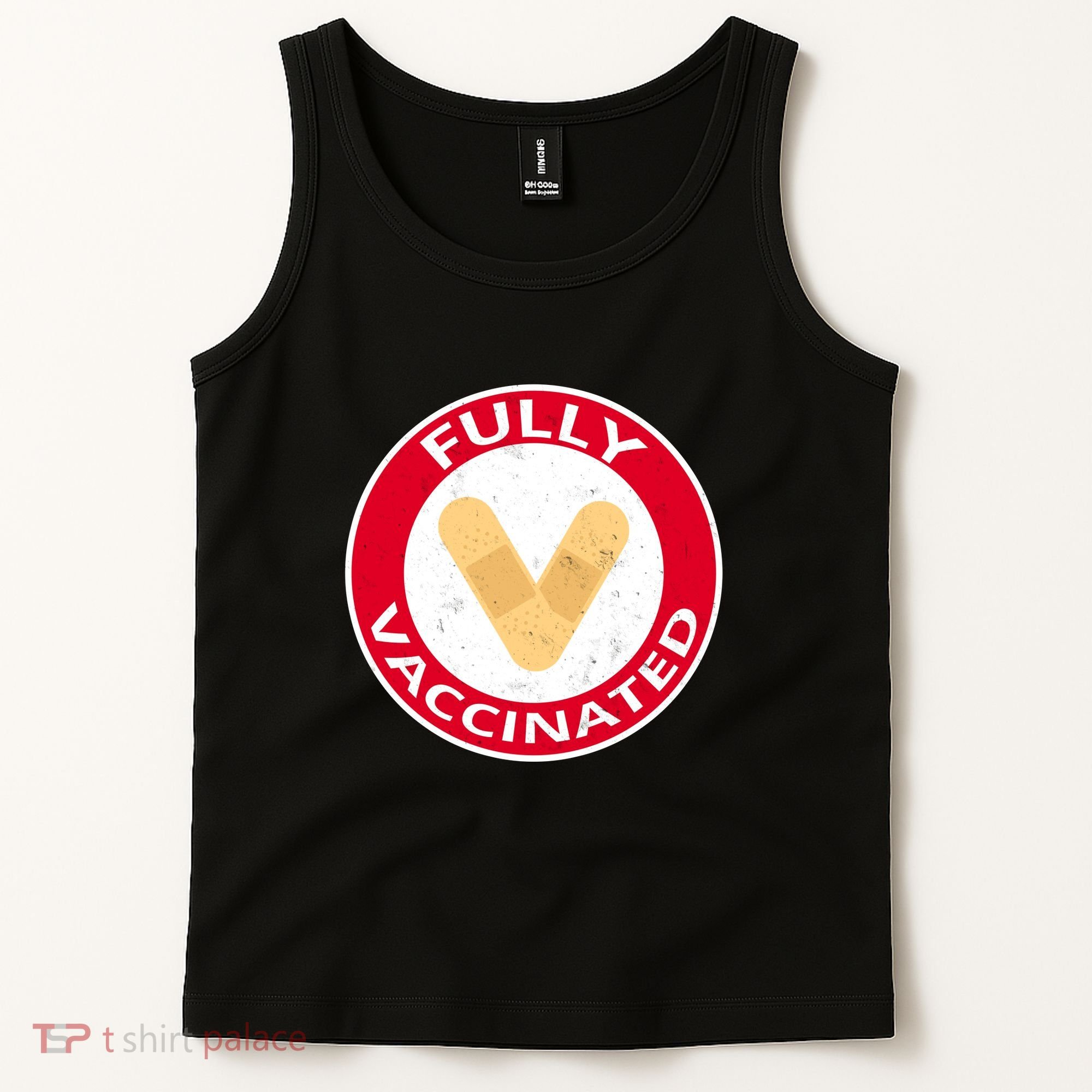 Fully Vaccinated Brandade Funny Pandemic Tank Top