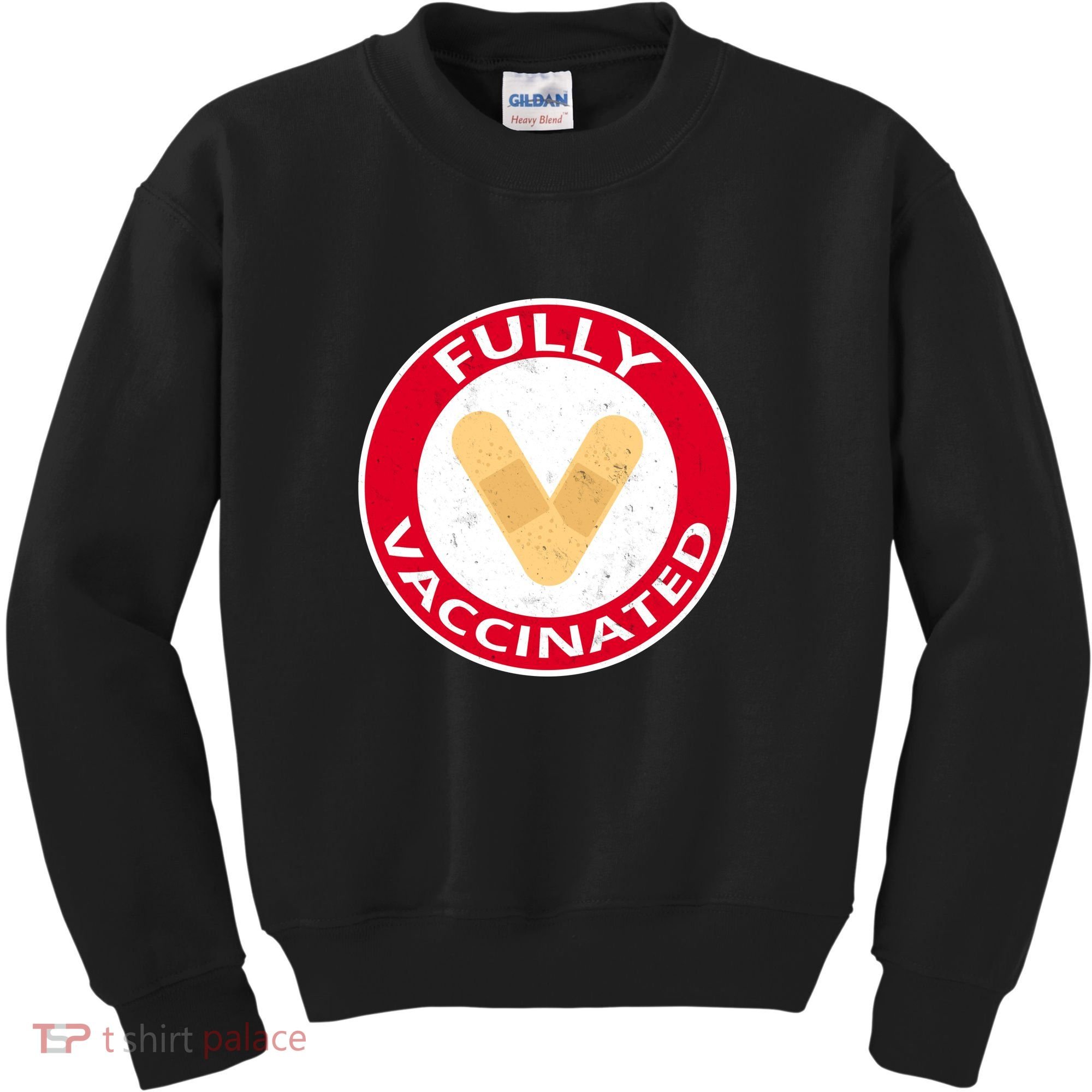 Fully Vaccinated Brandade Funny Pandemic Kids Sweatshirt