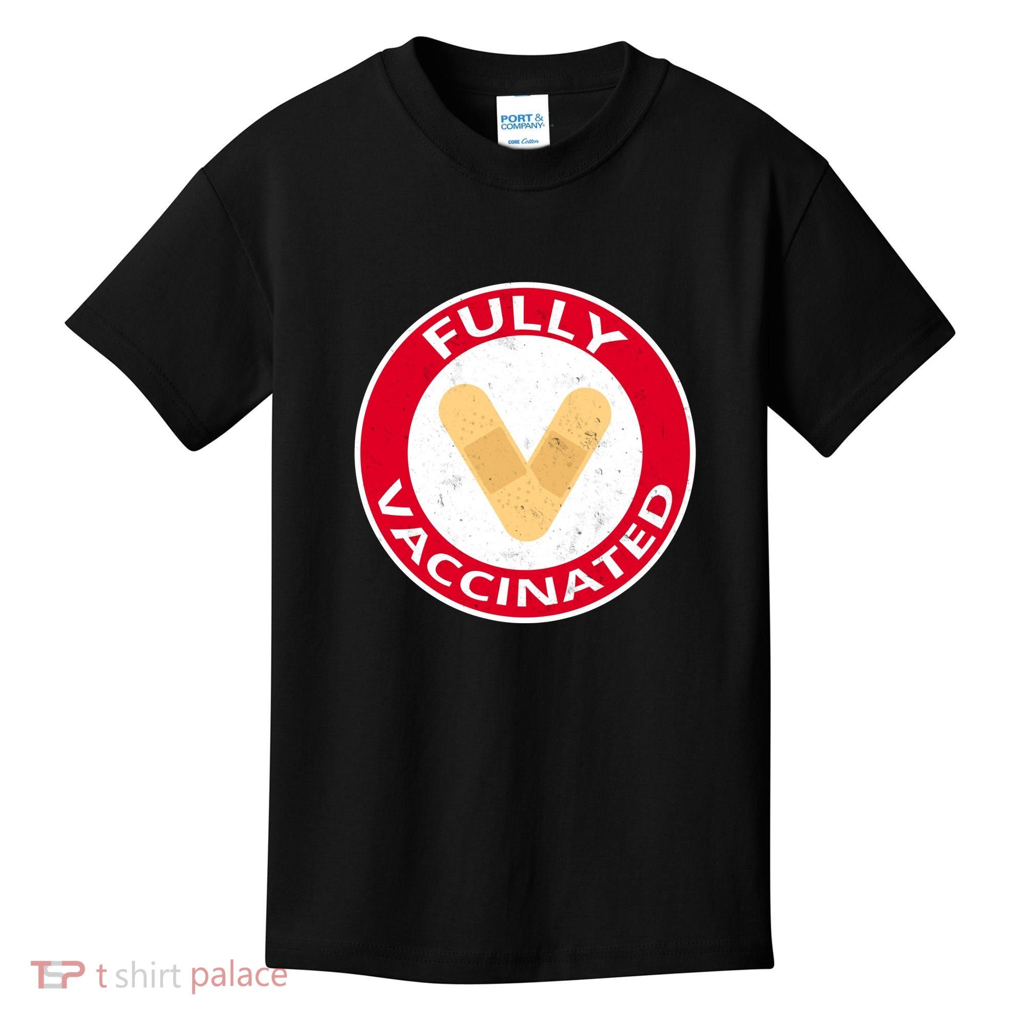 Fully Vaccinated Brandade Funny Pandemic Kids T-Shirt