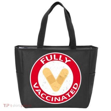 Fully Vaccinated Brandade Funny Pandemic Tote Bag