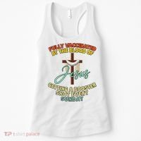 Fully Vaccinated By The Blood Of Jesus Getting A Booster Shot Every Sunday Women's Tank Top thumb 0