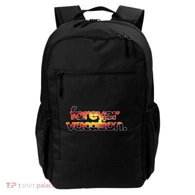Forever Vacation Beach Sunset Tropical Backpack