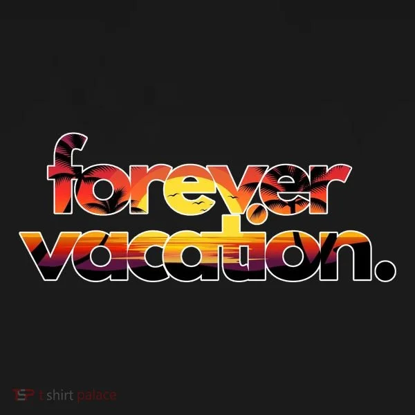 Forever Vacation Beach Sunset Tropical Bucket Hat