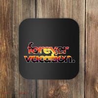 Forever Vacation Beach Sunset Tropical Coaster thumb 0