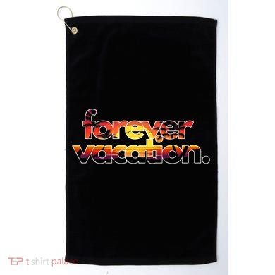Forever Vacation Beach Sunset Tropical Golf Towel