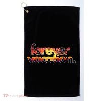 Forever Vacation Beach Sunset Tropical Golf Towel thumb 0