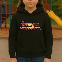 Forever Vacation Beach Sunset Tropical Kids Hoodie thumb 3