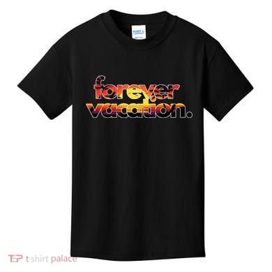Forever Vacation Beach Sunset Tropical Kids T-Shirt