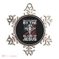 Fully Vaccinated By The Blood Of Jesus Faith Christian Ornament thumb 0