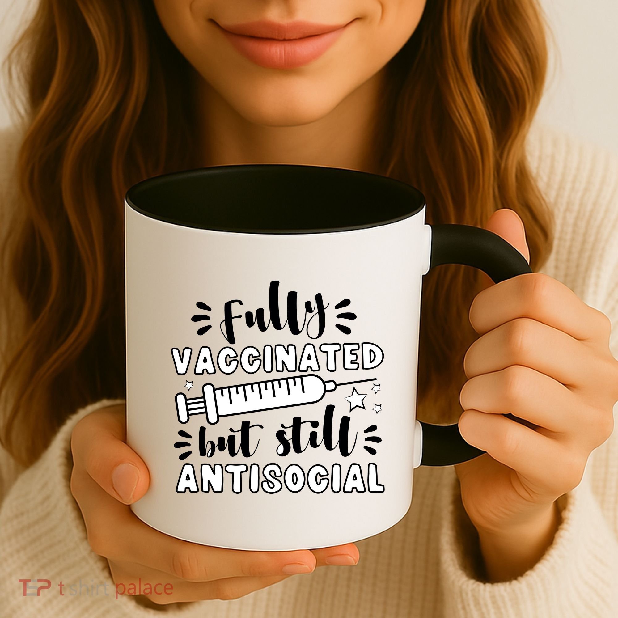 Fully Vaccinated But Still Antisocial Coffee Mug