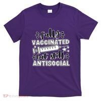 Fully Vaccinated But Still Antisocial T-Shirt thumb 0