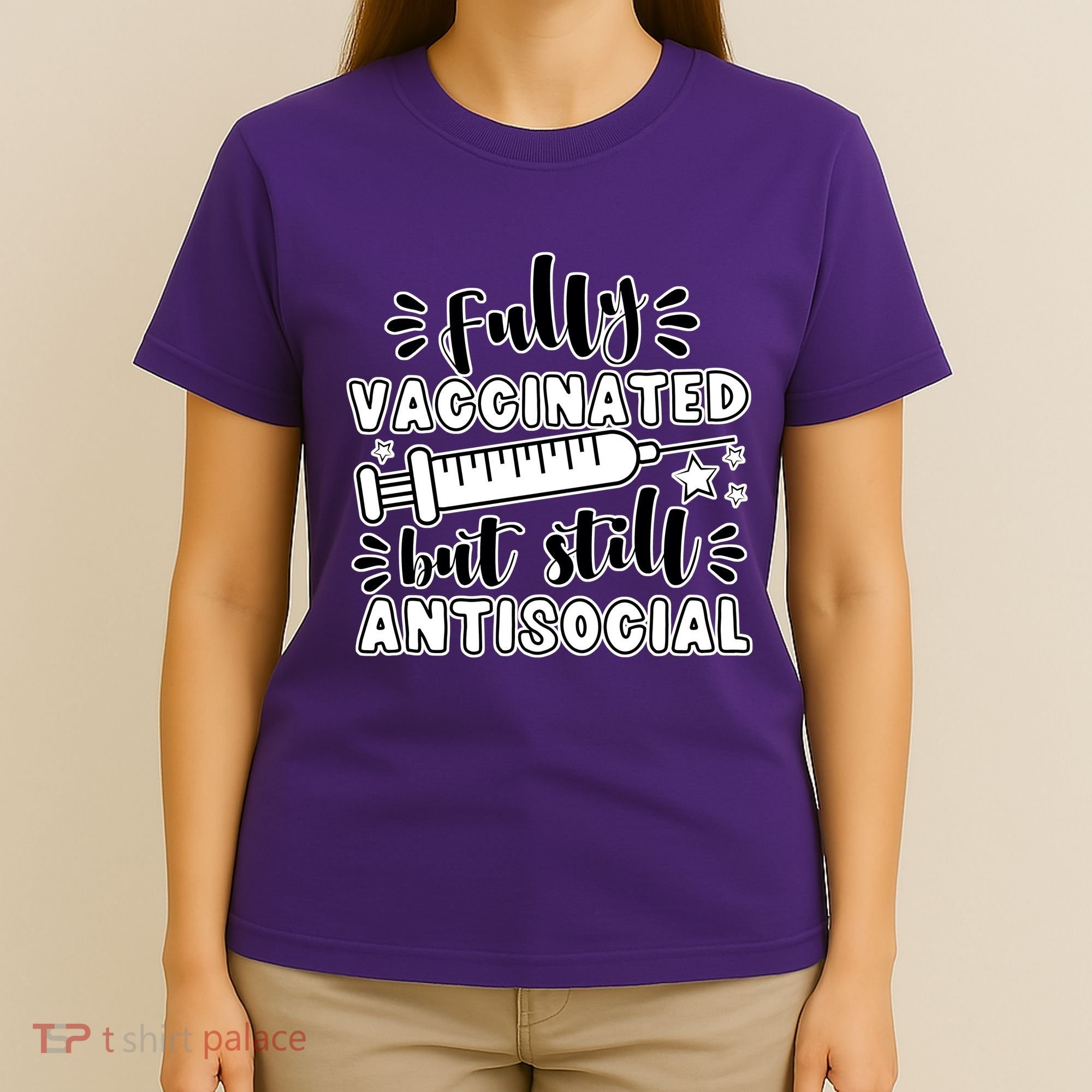 Fully Vaccinated But Still Antisocial T-Shirt