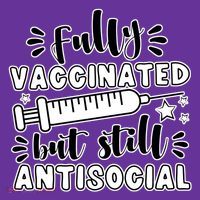 Fully Vaccinated But Still Antisocial Baby Bodysuit thumb 2