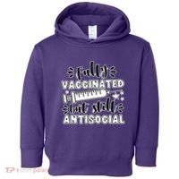 Fully Vaccinated But Still Antisocial Toddler Hoodie thumb 0