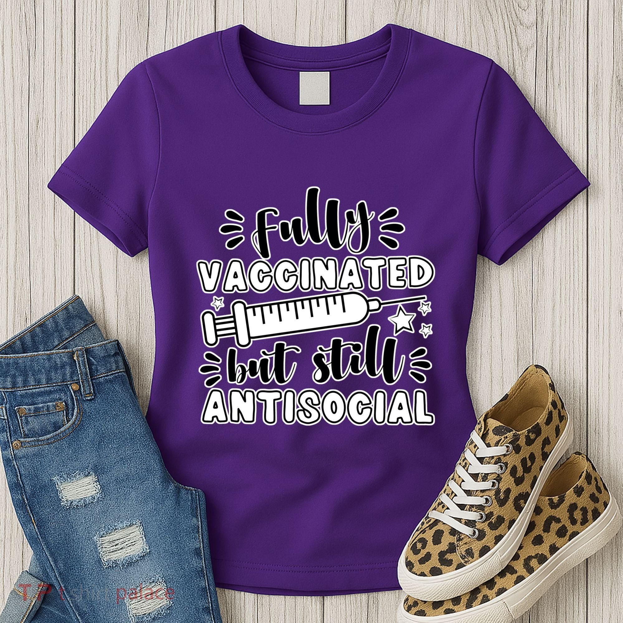 Fully Vaccinated But Still Antisocial Women's T-Shirt