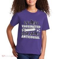 Fully Vaccinated But Still Antisocial Kids T-Shirt thumb 2