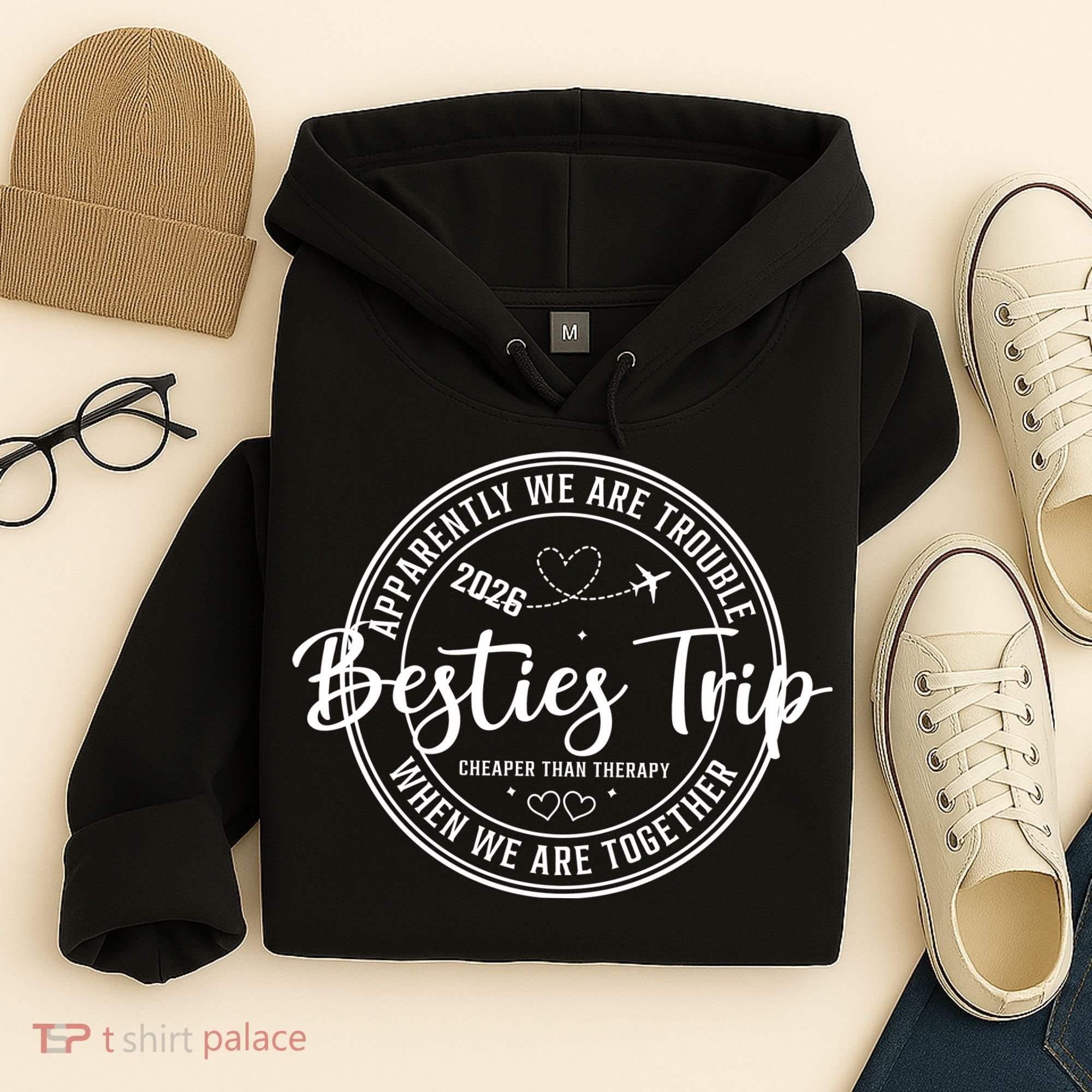 Friends Vacation Besties Trip 2026 Hoodie