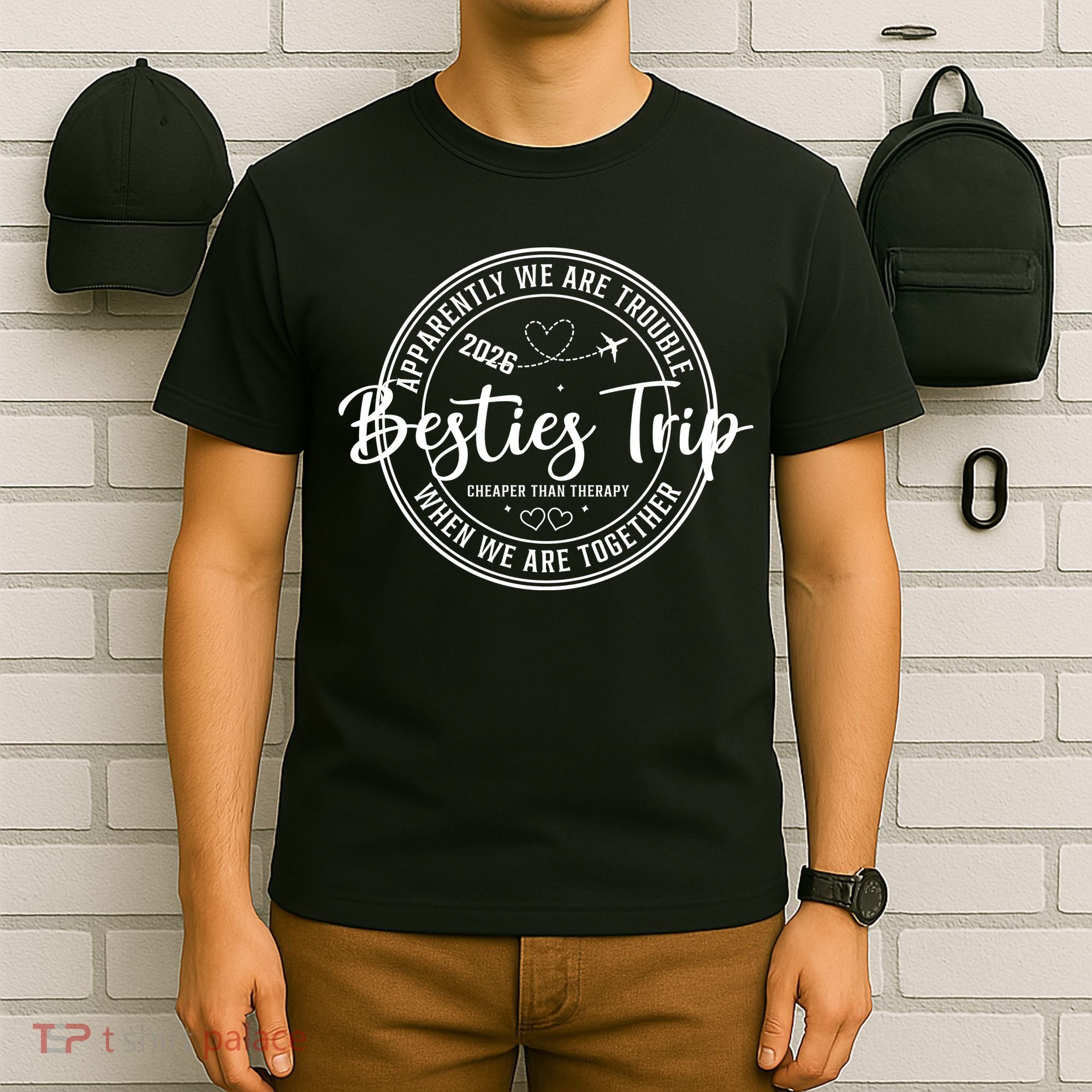 Friends Vacation Besties Trip 2026 T-Shirt