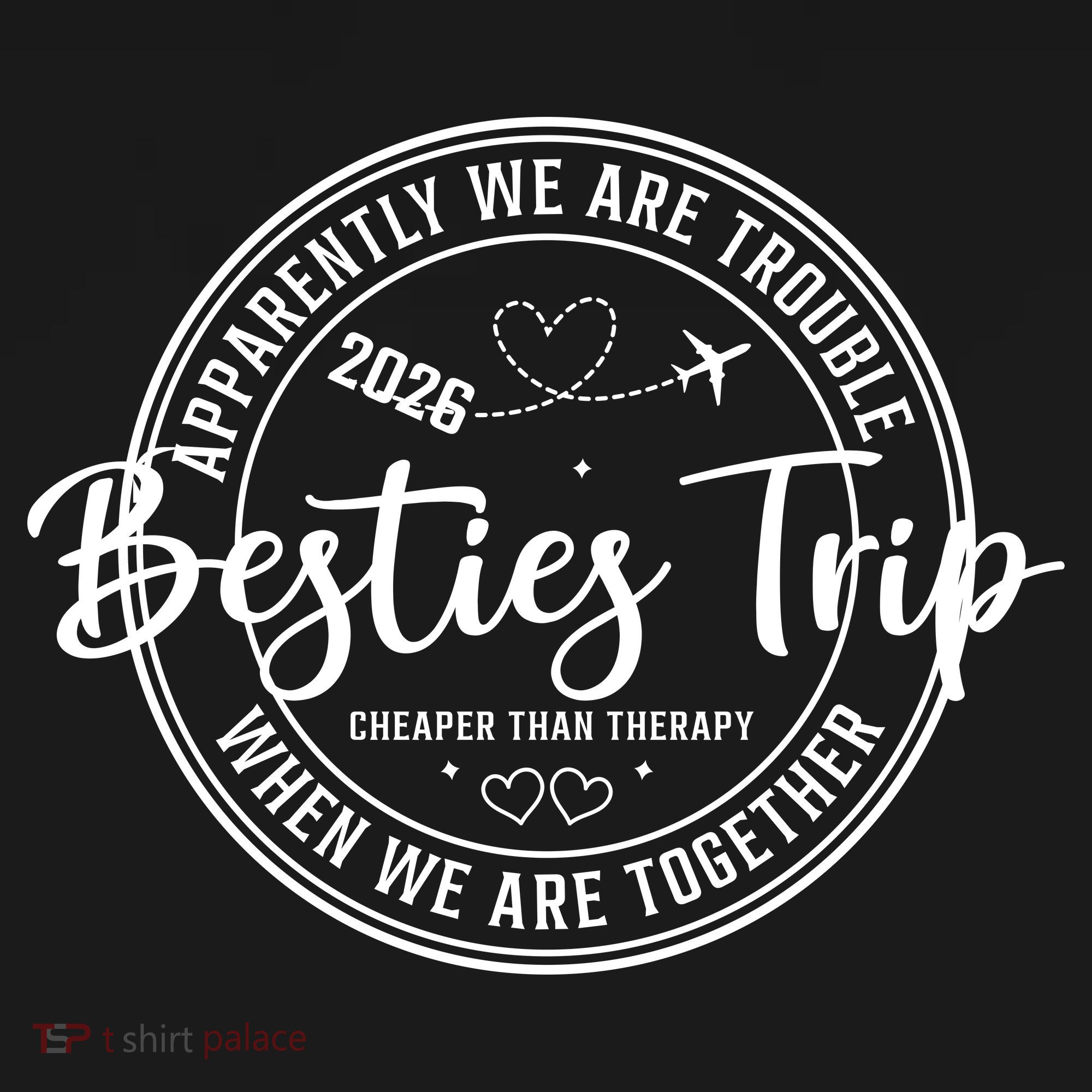 Friends Vacation Besties Trip 2026 Pajama Set