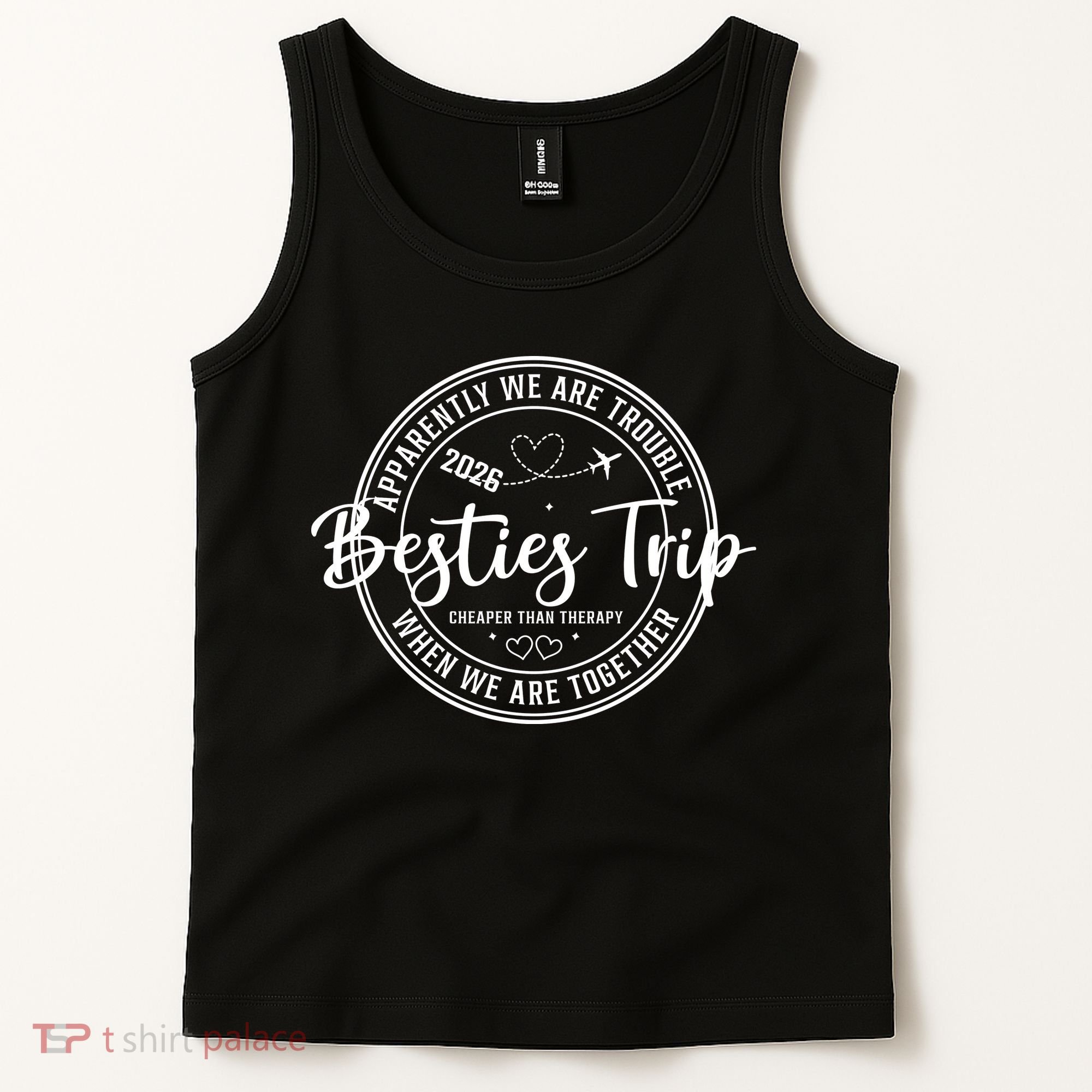 Friends Vacation Besties Trip 2026 Tank Top