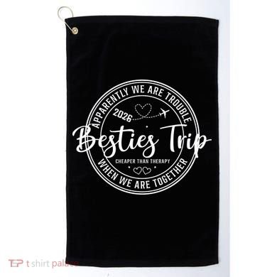 Friends Vacation Besties Trip 2026 Golf Towel