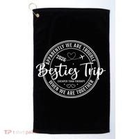 Friends Vacation Besties Trip 2026 Golf Towel thumb 0