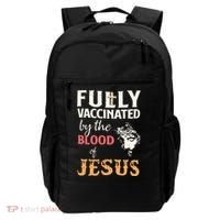 Fully Vaccinated By The Blood Of Jesus Backpack thumb 0
