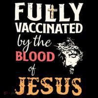 Fully Vaccinated By The Blood Of Jesus Kids Long Sleeve Shirt thumb 2
