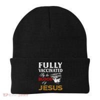 Fully Vaccinated By The Blood Of Jesus TShirt Beanie thumb 0