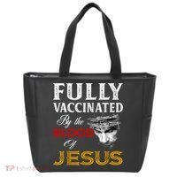 Fully Vaccinated By The Blood Of Jesus TShirt Tote Bag thumb 0