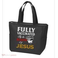Fully Vaccinated By The Blood Of Jesus TShirt Tote Bag thumb 3