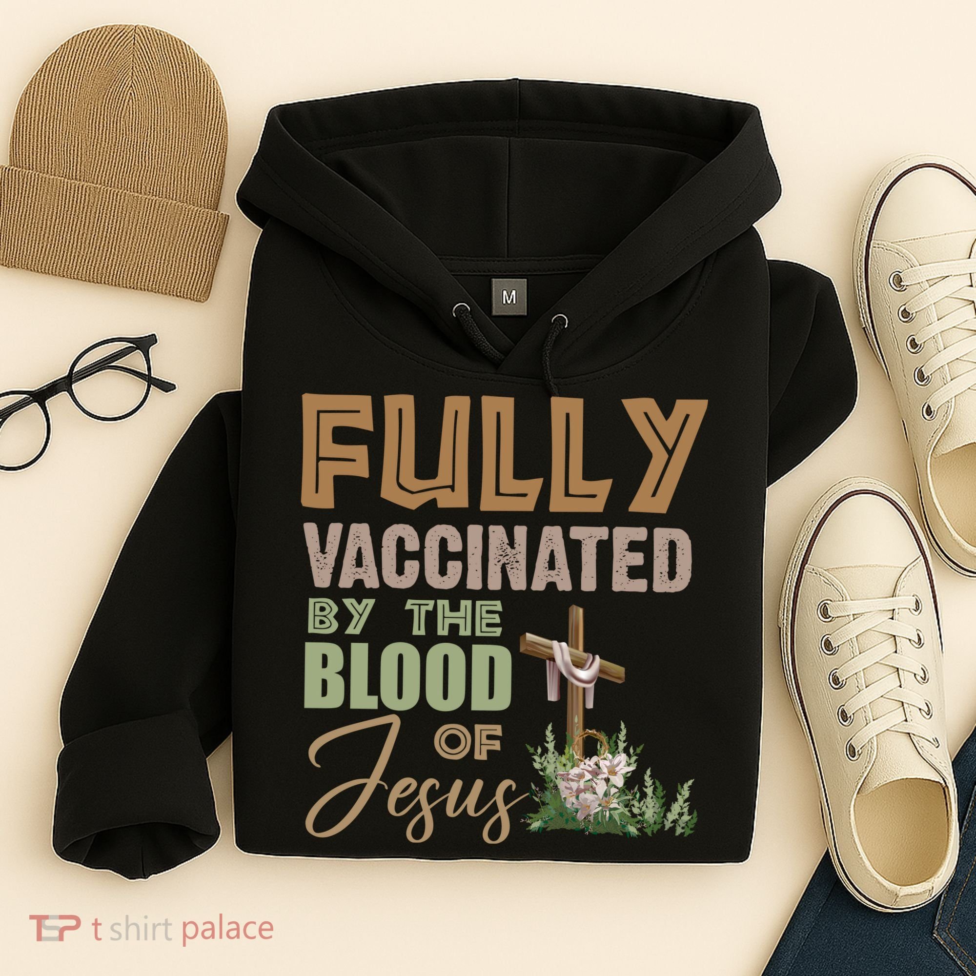 Fully Vaccinated By The Blood Of Jesus Hoodie