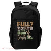 Fully Vaccinated By The Blood Of Jesus Backpack thumb 0