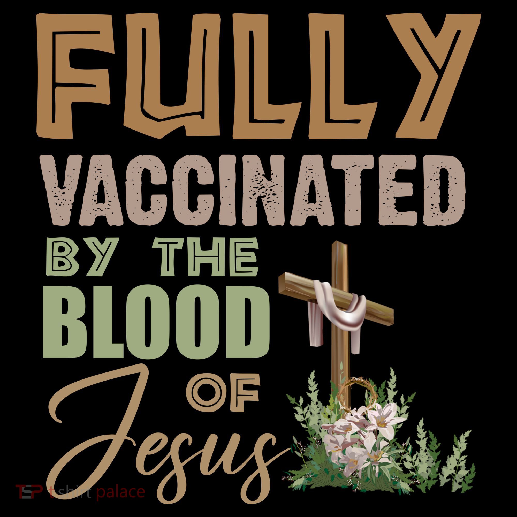 Fully Vaccinated By The Blood Of Jesus Mousepad