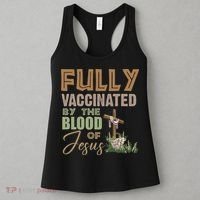 Fully Vaccinated By The Blood Of Jesus Women's Tank Top thumb 3