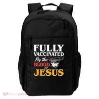 Fully Vaccinated By The Blood Of Jesus Backpack thumb 0